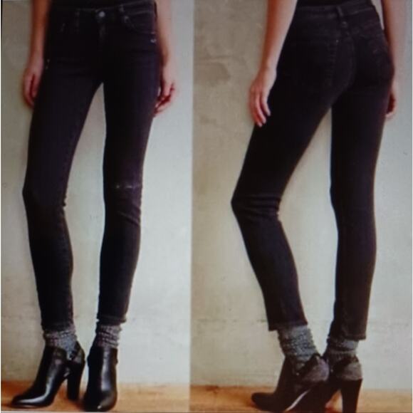 J830 GUC $225 Anthropologie AG the Stevie Step Hem 27 - Picture 1 of 8